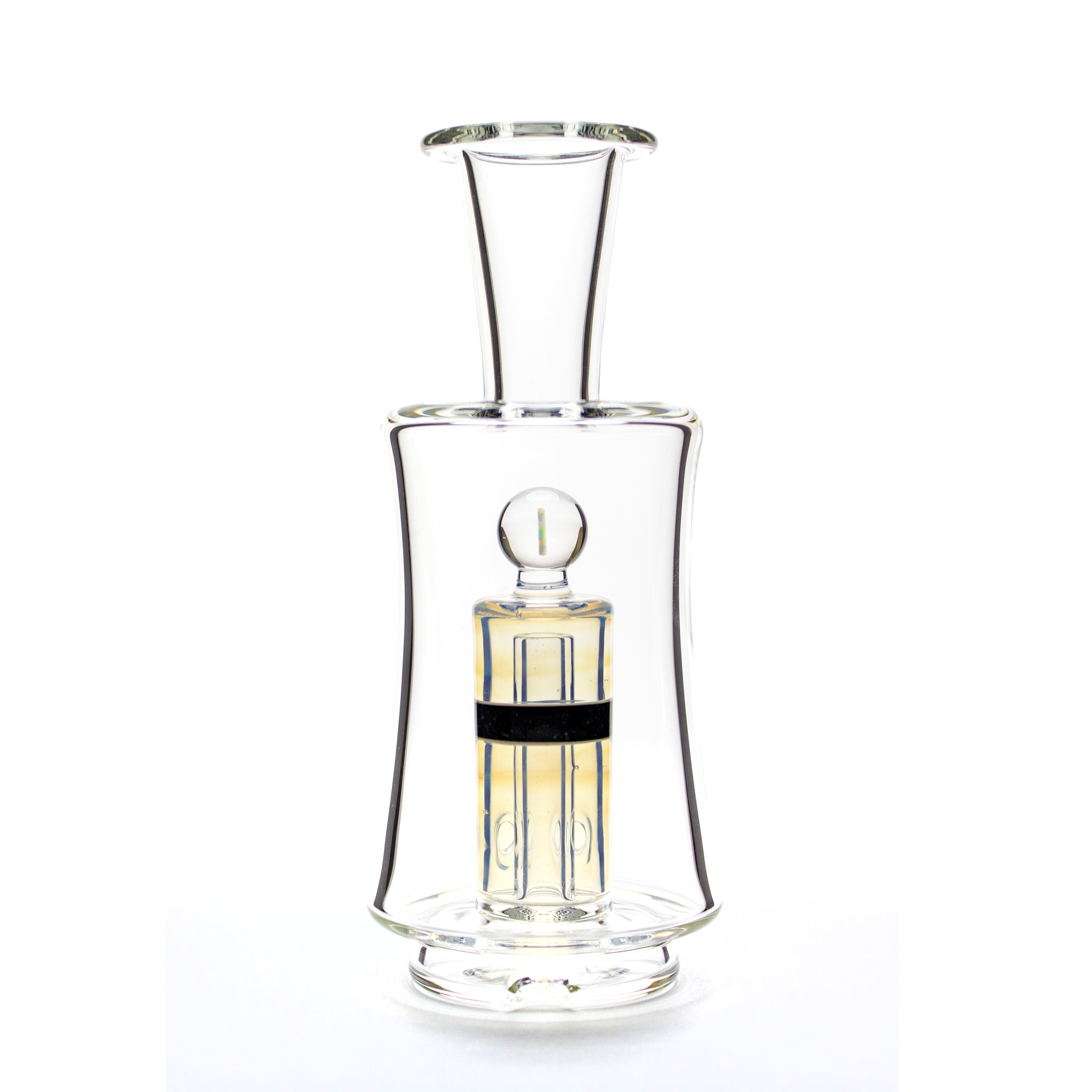 Mike D Glass Moonstone Crushed Opal Peak Bubbler #MKD05 - Planet Caravan